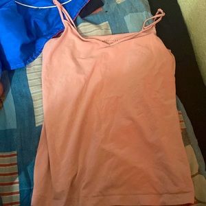 pink tank top
